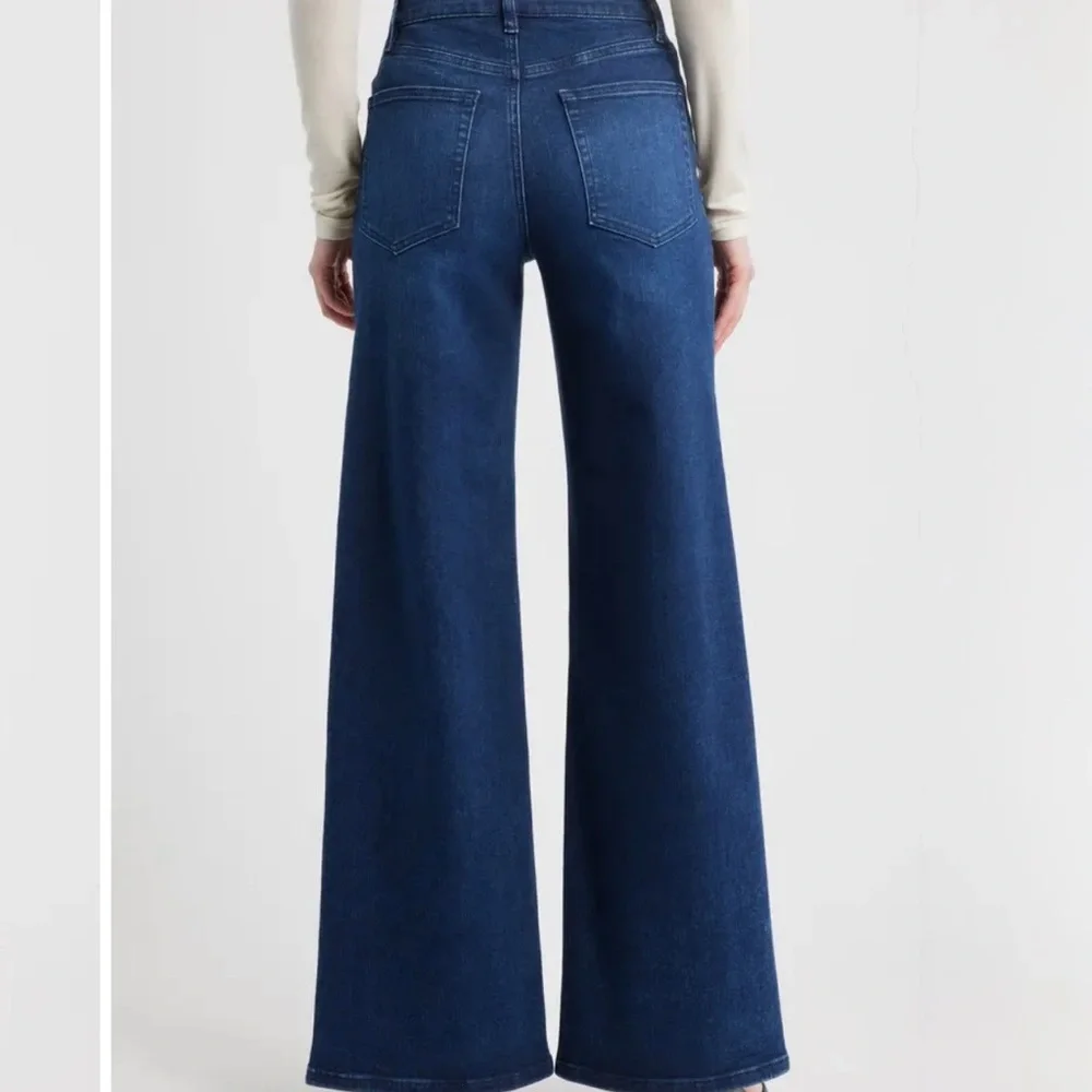 Frame Le Slim Palazzo Blue Jeans size 25 - Picture 3 of 13
